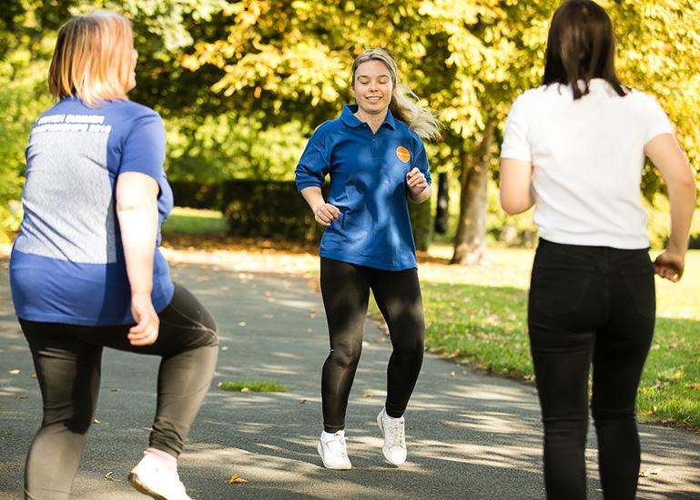 Physical activity banner